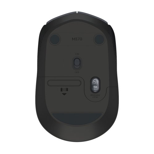 Mysz bezprzewodowa Logitech M170 Szaro-czarna
