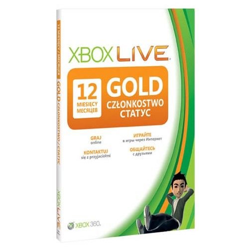 Xbox Live Gold 12 mc 52M-00253