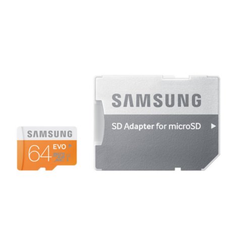 Karta pamięci Samsung MB-MP64DA/EU 64GB EVO 64GB microSD Class10+Adapte