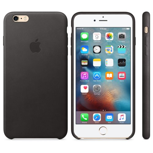 Apple iPhone 6s Plus Leather Case Black MKXF2ZM/A