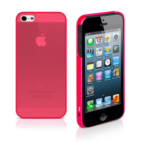 Etui SBS Fluo do telefonu iPhone 5, różowe TEFLUOIPHO5P