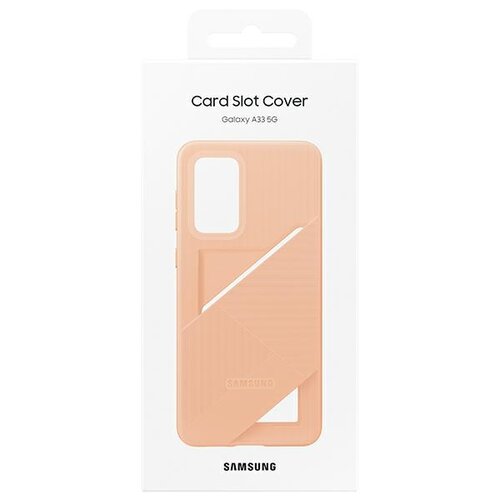 Etui Samsung Card Slot Cover EF-OA336TP A33 5G A336 brzoskwiniowy