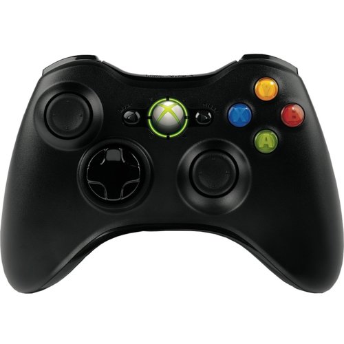 Kontroler bezprzewodowy Microsoft Xbox 360 czarny NSF-00002