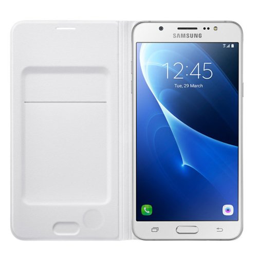 Etui Samsung Flip Wallet do Galaxy J7 (2016) White EF-WJ710PWEGWW