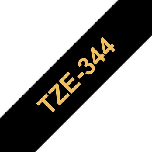 Taśma laminowana Brother TZe-344 czarna
