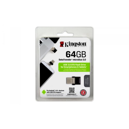Kingston DataTraveler microDUO 64GB USB3/microUSB OTGDTDUO3/64GB