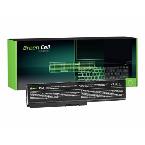 Bateria Green Cell do Toshiba 3634 3817 PA3817U-1BRS 6 cell 11,1V