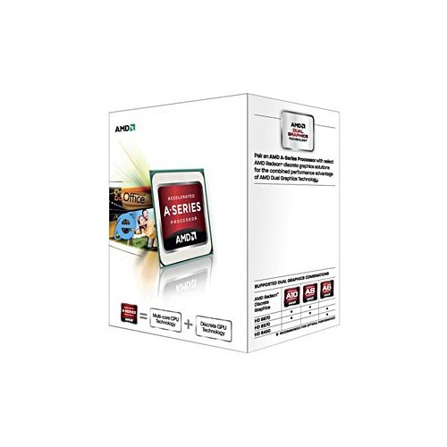 AMD APU A4-5300, socket FM2, Dual-Core 3.4 GHz, L2 Cache 1MB, 65W, BOX