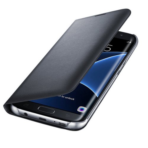 Etui Samsung LED View Cover do Galaxy S7 edge Black EF-NG935PBEGWW