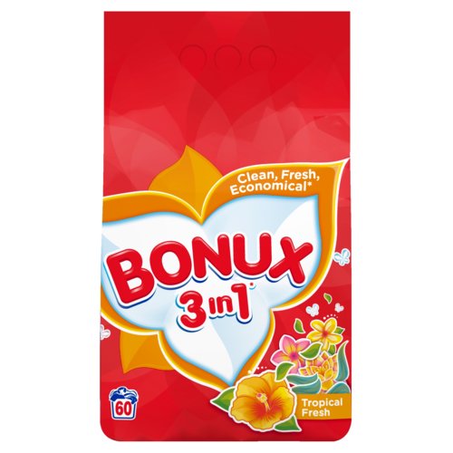 Bonux 3in1 Tropical Fresh proszek do białego 4,5kg