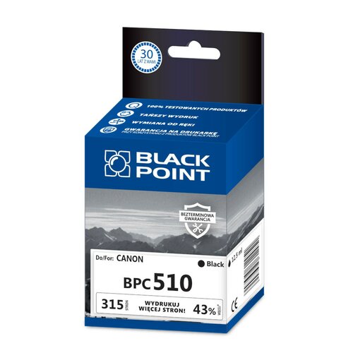 Kartridż atramentowy Black Point BPC510 czarny