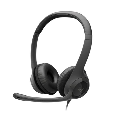 Słuchawki Logitech H390 Czarne
