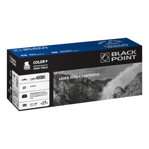Toner Black Point LCBPH400BK zamiennik HP LaserJet Color CE400A (6460 str.) czarny