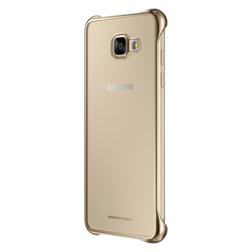 Etui Samsung Clear Cover do Galaxy A5 (2016) Gold EF-QA510CFEGWW
