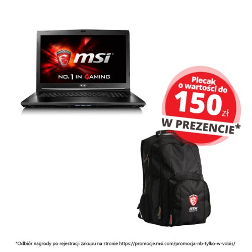 Laptop MSI GL72 6QC-219XPL