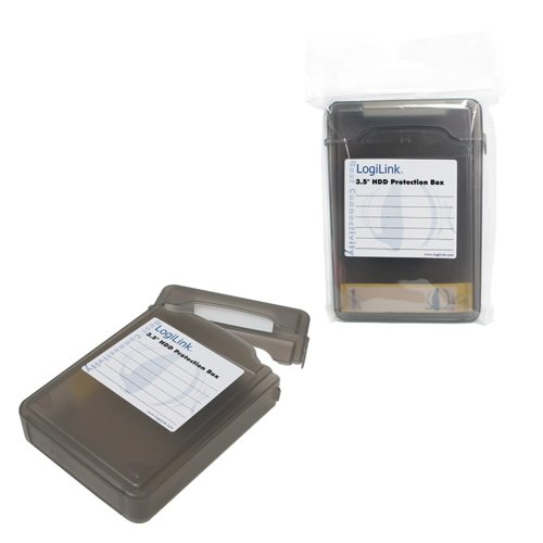 LogiLink Pudełko ochronne do HDD 3.5' czarne