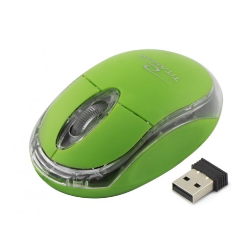Mysz bezprzewodowa Titanum 3D opt. 2.4 GHz "Condor" zielona