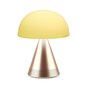 Lampa LED z głośnikiem Lexon Mina LH76MD złota