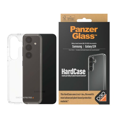 Etui PanzerGlass HardCase D3O Samsung Galaxy S24 przezroczyste
