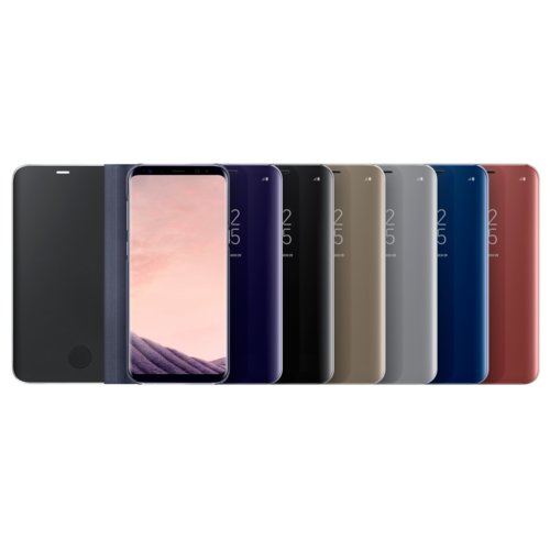 Etui Samsung Clear View Standing Cover do Galaxy S8+ Black EF-ZG955CBEGWW