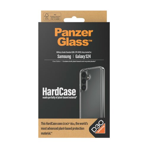 Etui PanzerGlass HardCase D3O Samsung Galaxy S24 przezroczyste