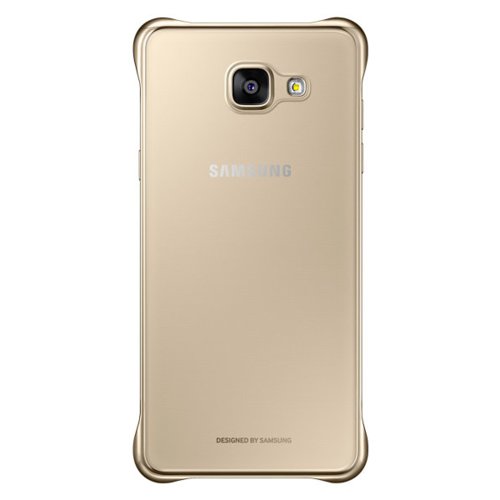Etui Samsung Clear Cover do Galaxy A5 (2016) Gold EF-QA510CFEGWW