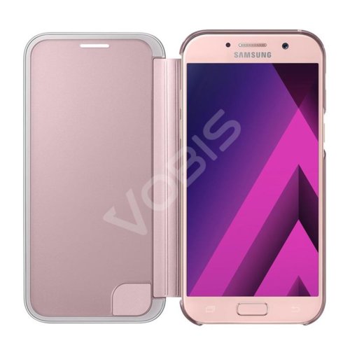 Etui Samsung Clear view cover do Galaxy A5 (2017) Pink EF-ZA520CPEGWW