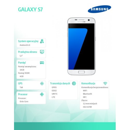 Samsung GALAXY S7  WHITE
