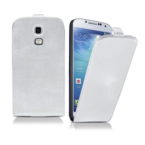 Etui z przednią klapką SBS do telefonu Samsung Galaxy S IV, białe TEFLIPPUS4W