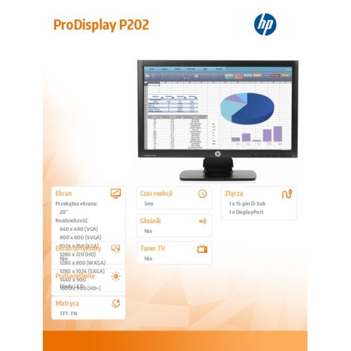 HP ProDisplay P202 K7X27AA