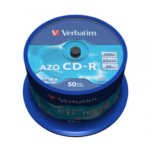 CD-R Verbatim 700MB 52x 50szt. spindle AZO