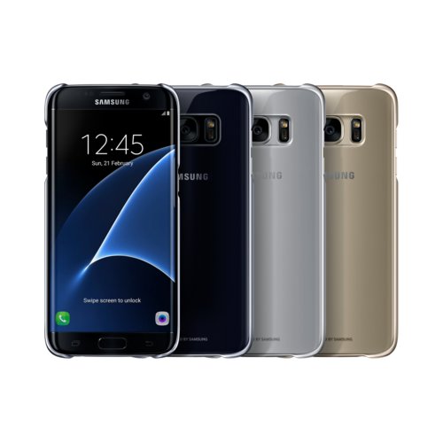 Etui Samsung Clear Cover do Galaxy S7 edge Silver EF-QG935CSEGWW