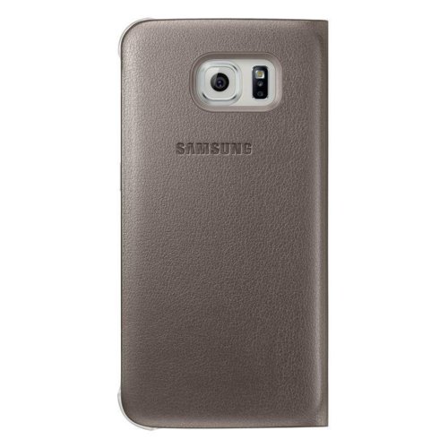 Etui Samsung Flip Wallet (PU) do Galaxy S6 edge Gold EF-WG925PFEGWW
