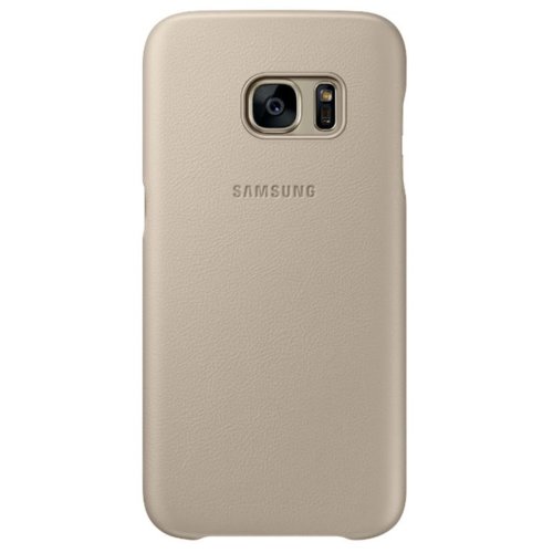 Etui Samsung Leather cover do Galaxy S7 edge Beige EF-VG935LUEGWW