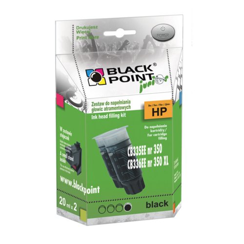 Zestaw do napełniania Black Point, HP DeskJet nr 350 JBPH350 black