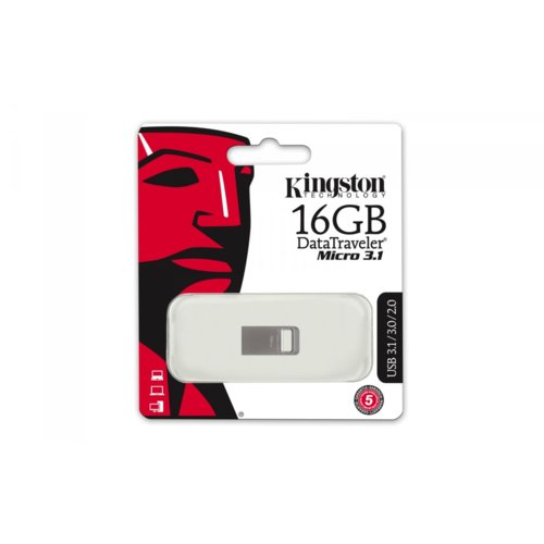 Kingston Data Traveler Micro 3.1 16GB USB 3.1 Gen1