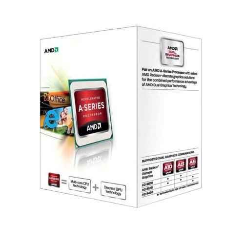 AMD APU A4-5300, socket FM2, Dual-Core 3.4 GHz, L2 Cache 1MB, 65W, BOX