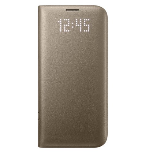 Etui Samsung LED View Cover do Galaxy S7 edge Gold EF-NG935PFEGWW