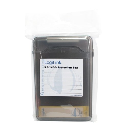 LogiLink Pudełko ochronne do HDD 3.5' czarne