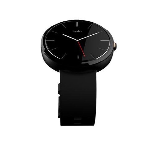 Smartwatch Lenovo Moto 360 SM3996AR1T1 Czarny Black Leather