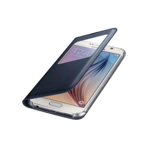 Etui Samsung S View Cover (PU) do Galaxy S6 Black EF-CG920PBEGWW
