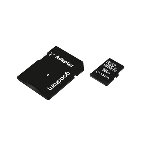 Karta Pamięci GOODRAM microSDHC 16GB + Adapter