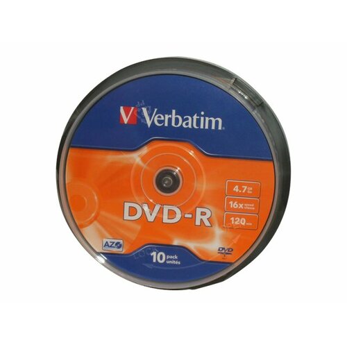 DVD-R Verbatim 4,7GB 16x 10szt. spindle AZO
