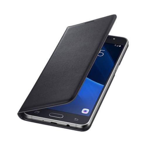 Etui Samsung Flip Wallet do Galaxy J5 (2016) Black EF-WJ510PBEGWW
