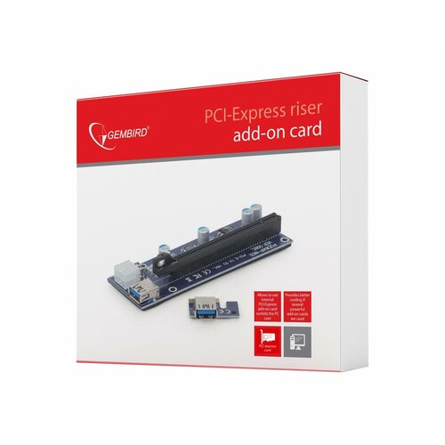 Gembird Karta Riser dla PCI Express zasilana z PCI-E