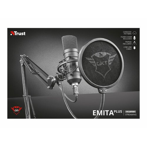 Trust Mikrofon Emita Plus Streaming