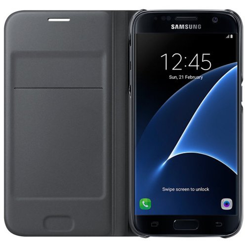 Etui Samsung Flip Wallet do Galaxy S7 Black EF-WG930PBEGWW