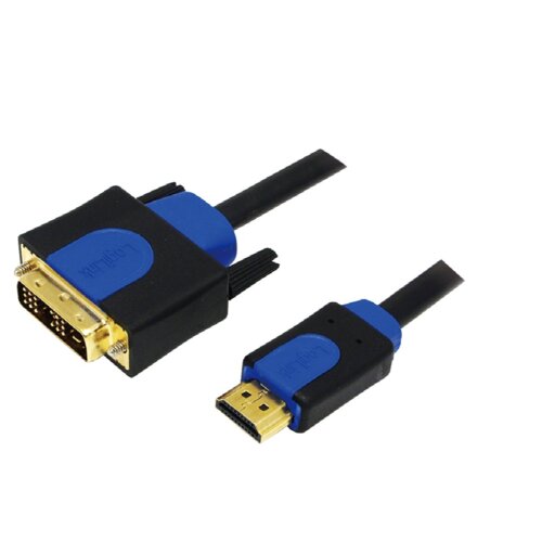 Kabel Logilink HDMI-DVI CHB3101 1m