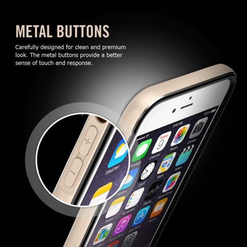 Etui do Iphone 6 Plus (5.5) Spigen SGP Neo Hybrid Ex Metal Champagne Gold SGP11192