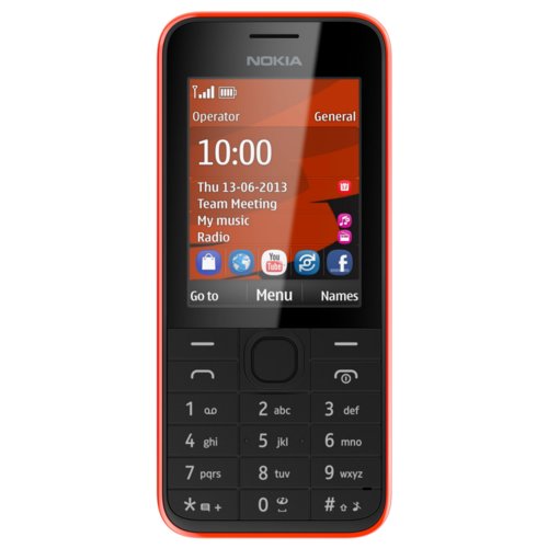 Nokia 208 Czerwony A00014429